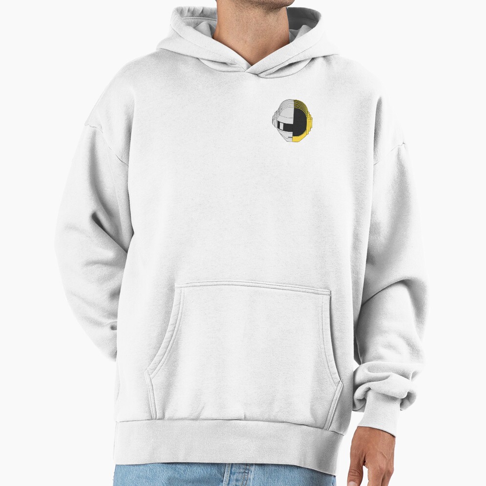 Hot Band Daft Punk Minimalist Design Hoodie - Image 2