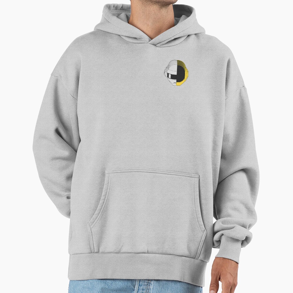 Hot Band Daft Punk Minimalist Design Hoodie - Image 4