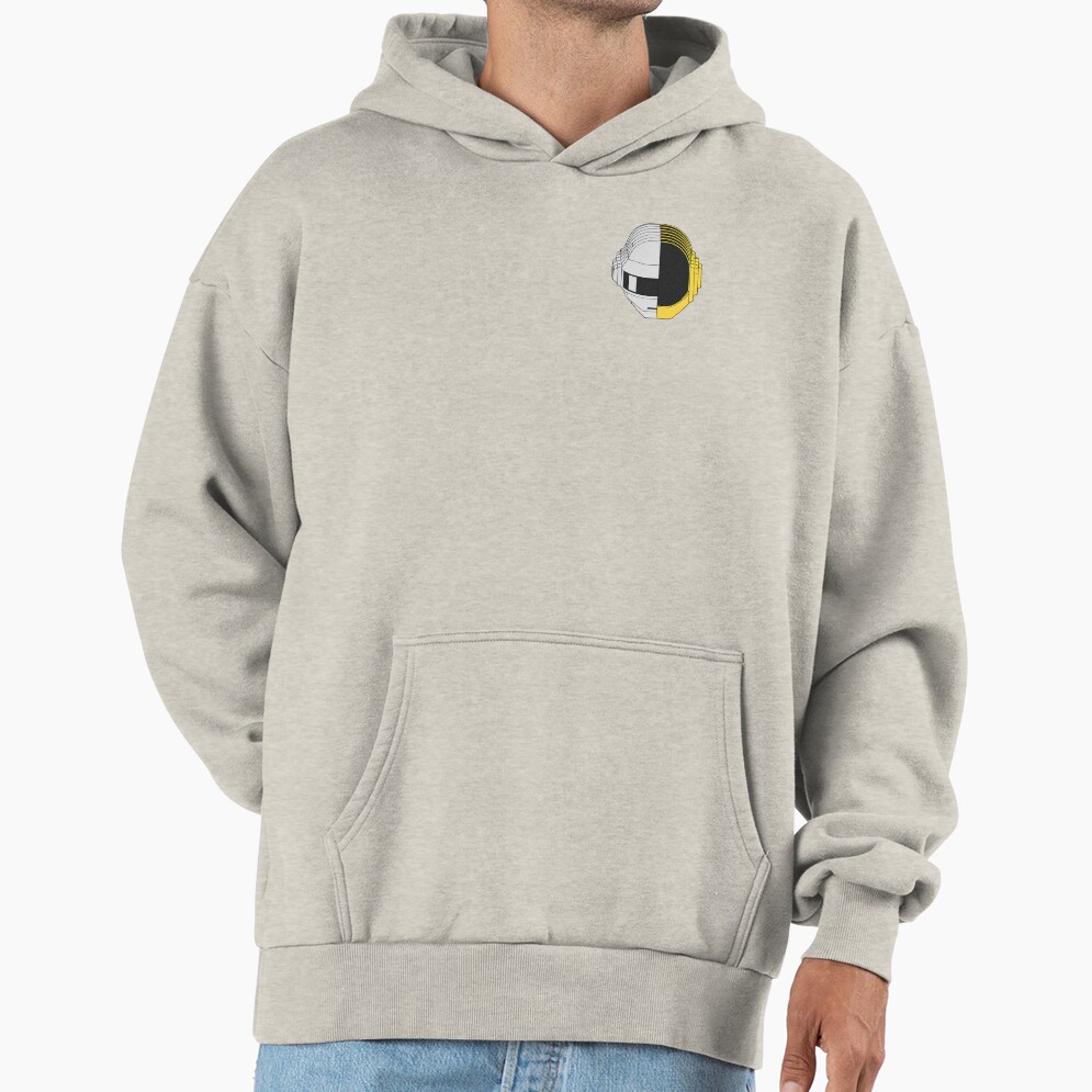 Hot Band Daft Punk Minimalist Design Hoodie - Image 3