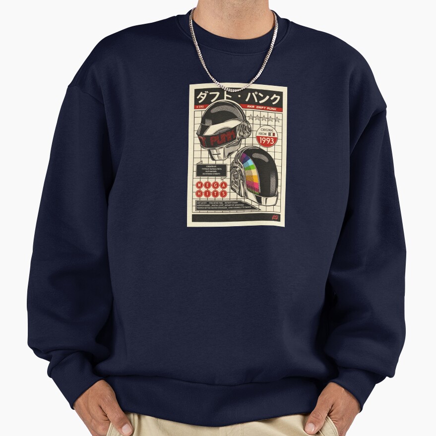 Band Daft Punk Unique Collection Sweatshirt - Image 5