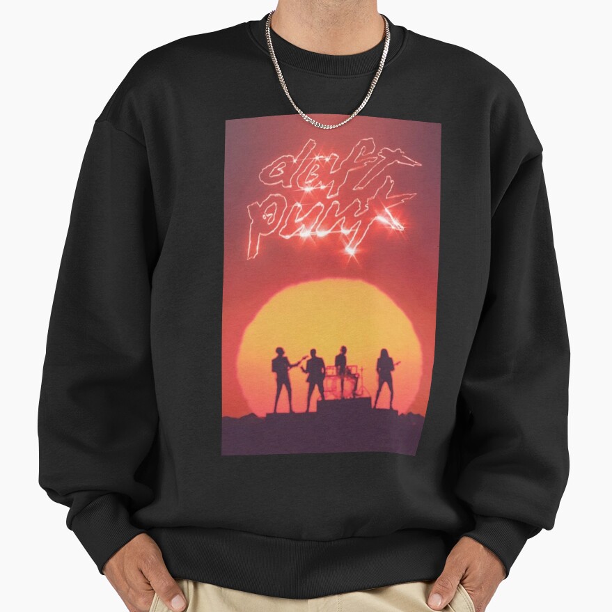 Daft Punk Live Concer Music Poster Sweatshirt - Image 3