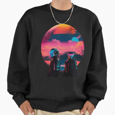 Daft Punk In Vaporwave Universe Sweatshirt