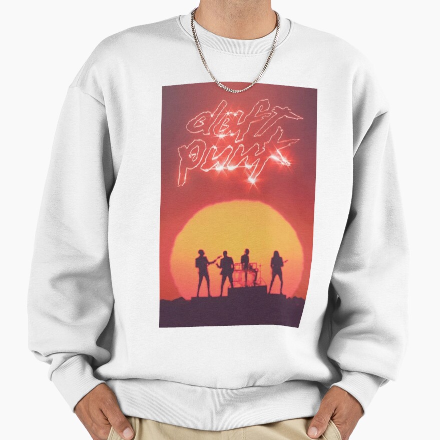 Daft Punk Live Concer Music Poster Sweatshirt - Image 2