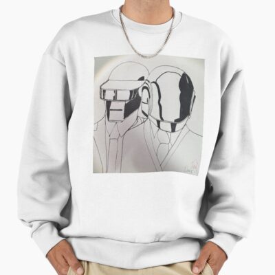 Minimalist Daft Punk Art Sweatshirt