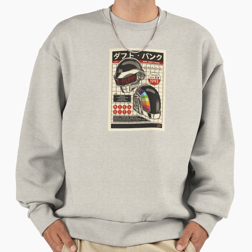 Band Daft Punk Unique Collection Sweatshirt - Image 3