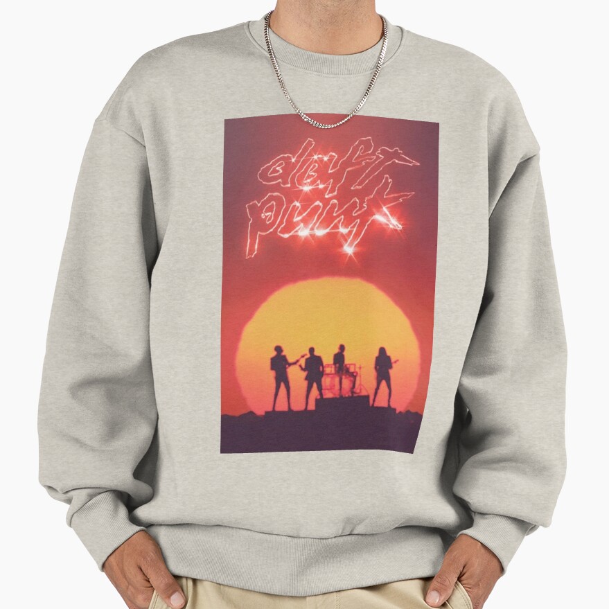 Daft Punk Live Concer Music Poster Sweatshirt - Image 4