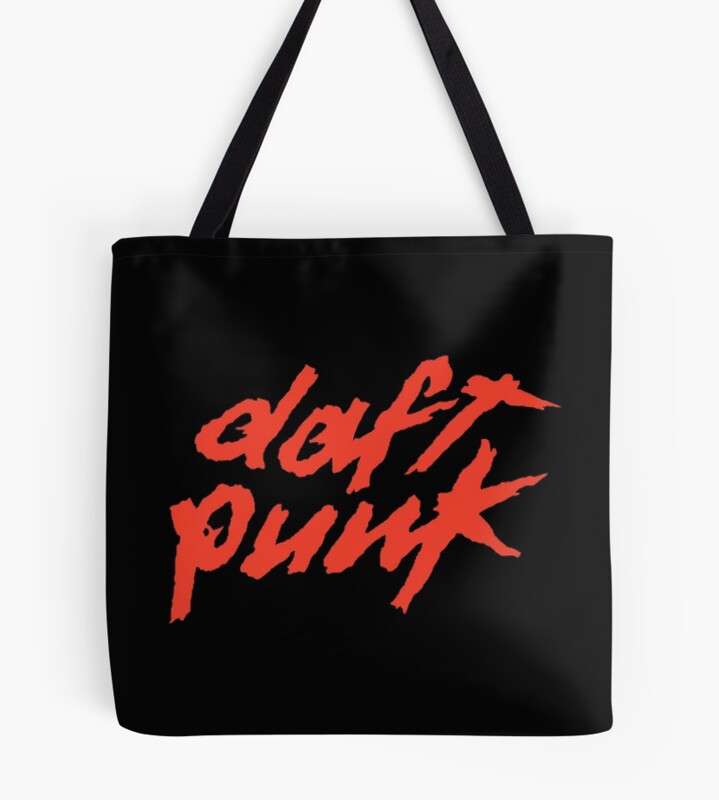 Best Sellig Daft Punk Band Logo Tote Bag