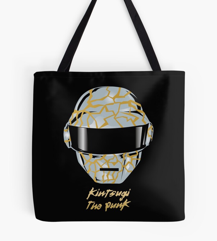 Daft Punk Band Vintage Design Tote Bag