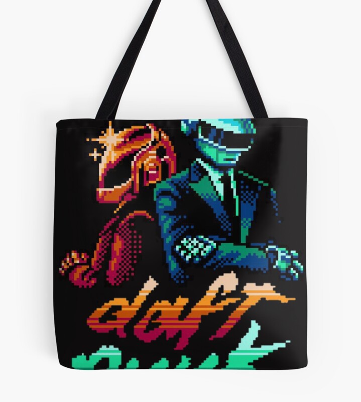 Daft Punk Band Cinematic Tote Bag