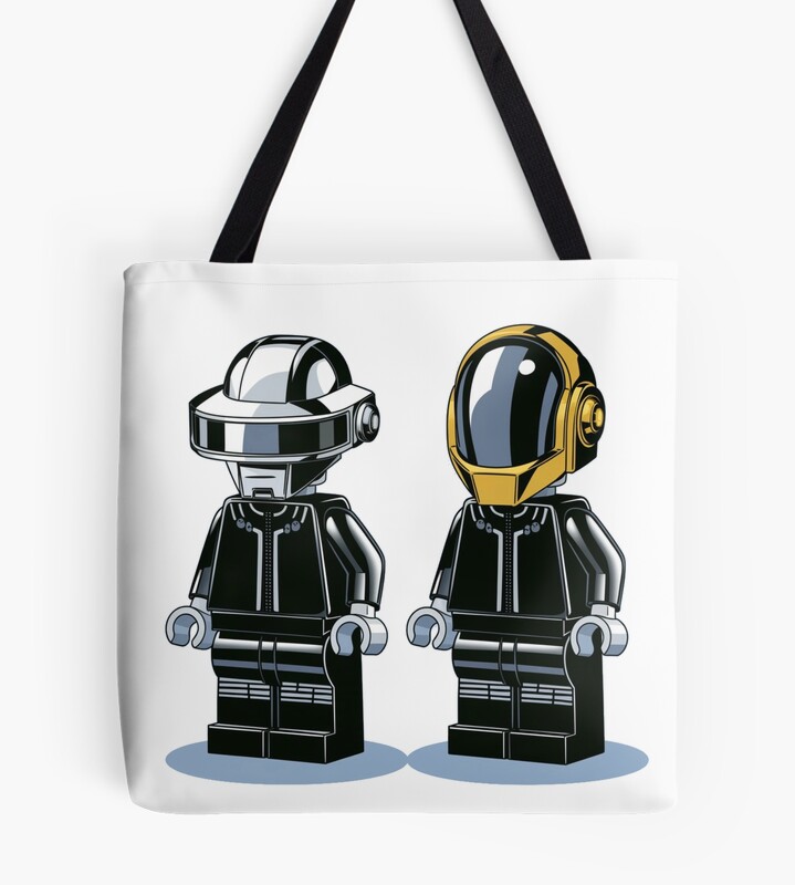 Daft Punk Pioneers Of Electronic Music Tote Bag