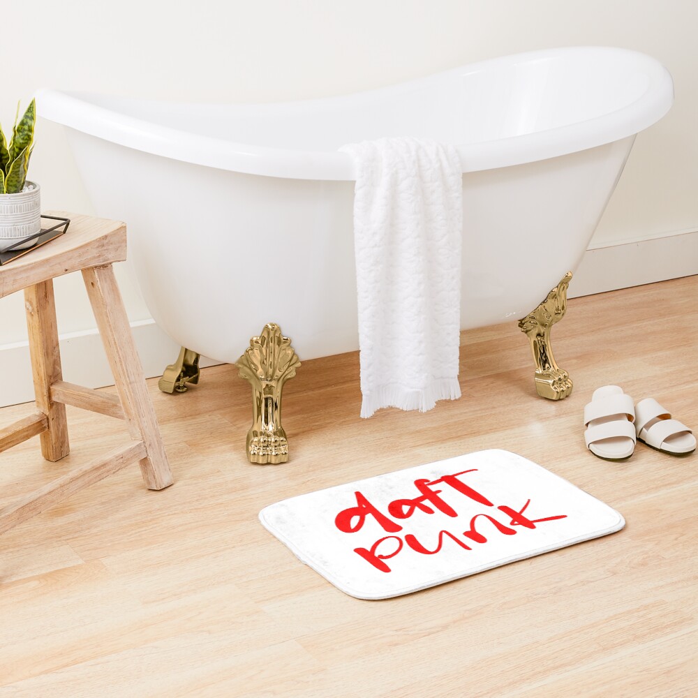 Draft Punk Logo Basic Design Bath Mat - Image 2