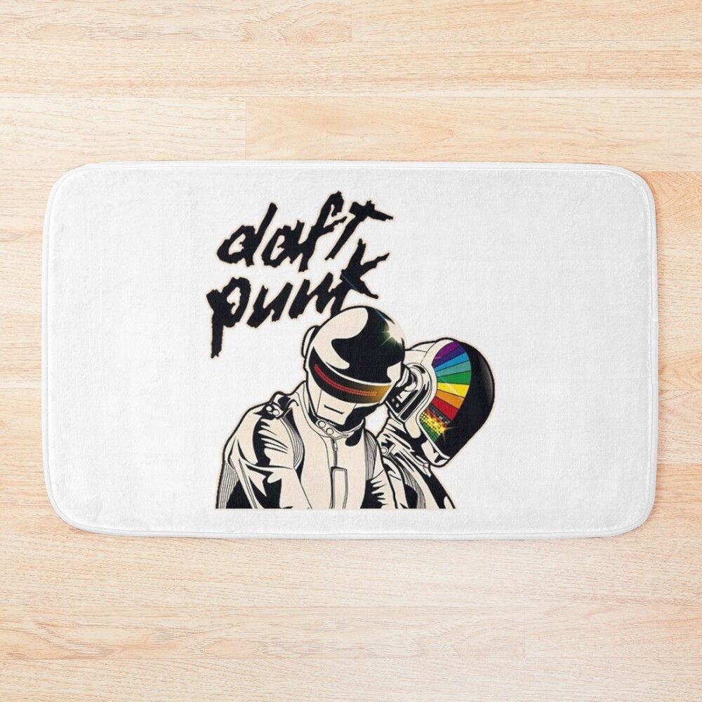 Daft Punk Rainbow Protector Bath Mat