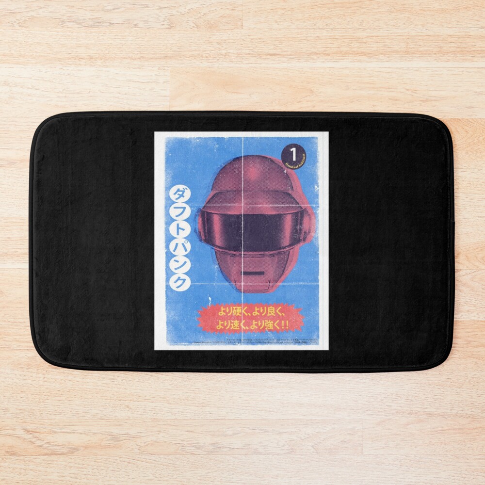 Daft Punk Thomas Bangalter Sticker Bath Mat