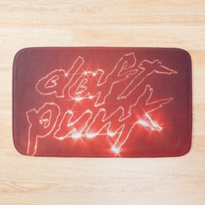 Daft Punk Minimalist Live Concer Music Poster Bath Mat