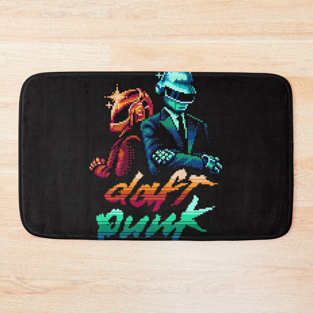 New Design Band Daft Punk Colorful Bath Mat