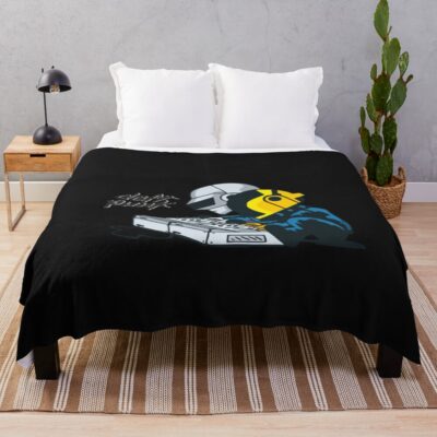 Best New Art Daft Punk Classic Collection Throw Blanket