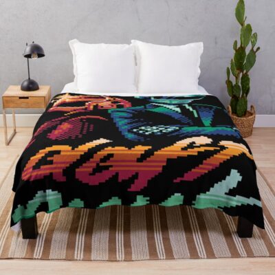 New Design Daft Punk Music Colorfull Throw Blanket