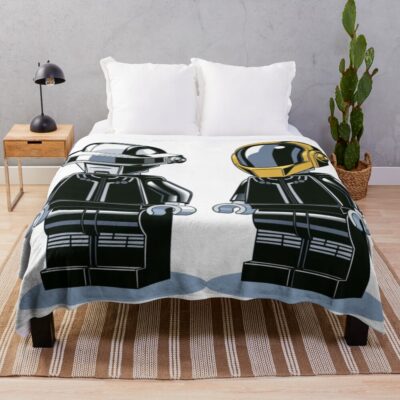 Daft Punk Pioneers Of Electronic Music Throw Blanket