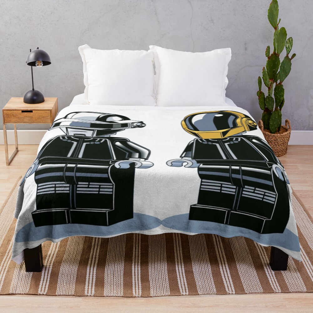 Daft Punk Pioneers Of Electronic Music Throw Blanket