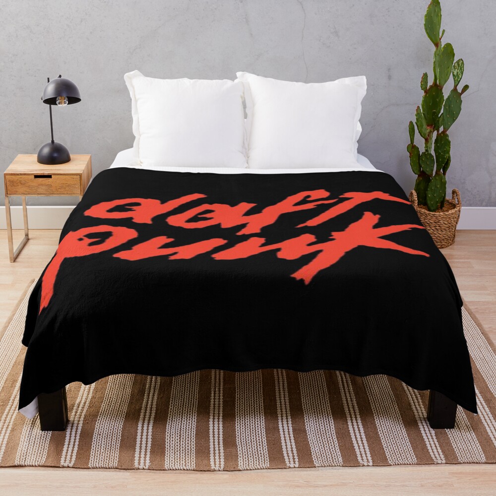 Best Sellig Daft Punk Band Logo Throw Blanket