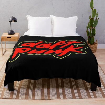Logo Collection The Daft Punk Band Throw Blanket