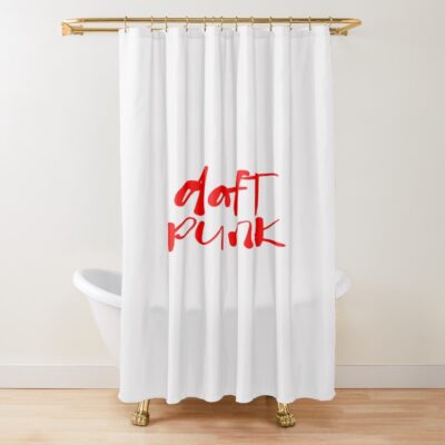 Draft Punk Logo Bassic Design Shower Curtain