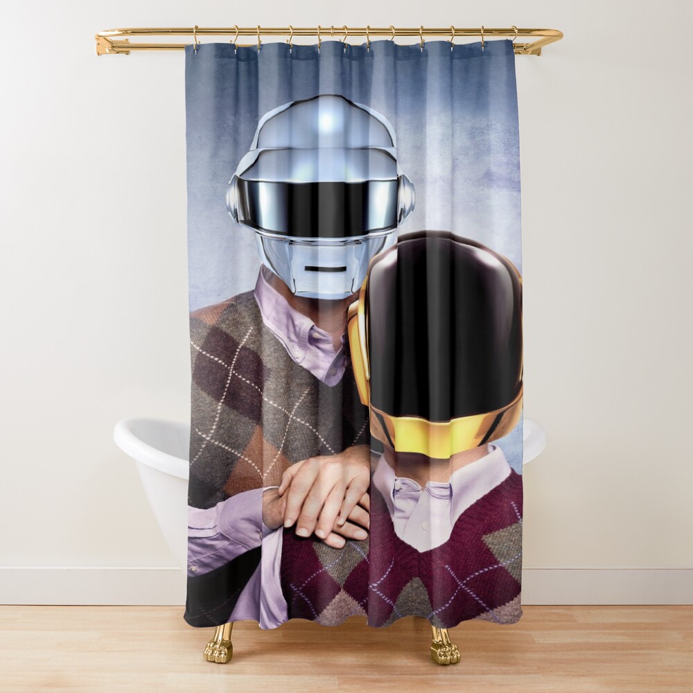 Bang And Guy Man Popculture Design Shower Curtain