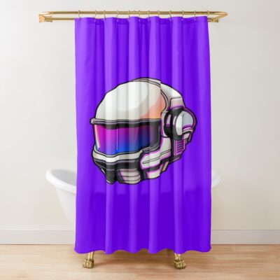 Best Design Daft Punk Vintage Design Shower Curtain