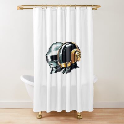 Daft Punk Electronic Music Shower Curtain