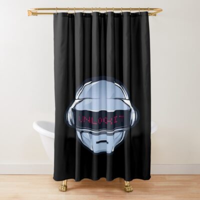 Daft Punk Band Innovative Shower Curtain