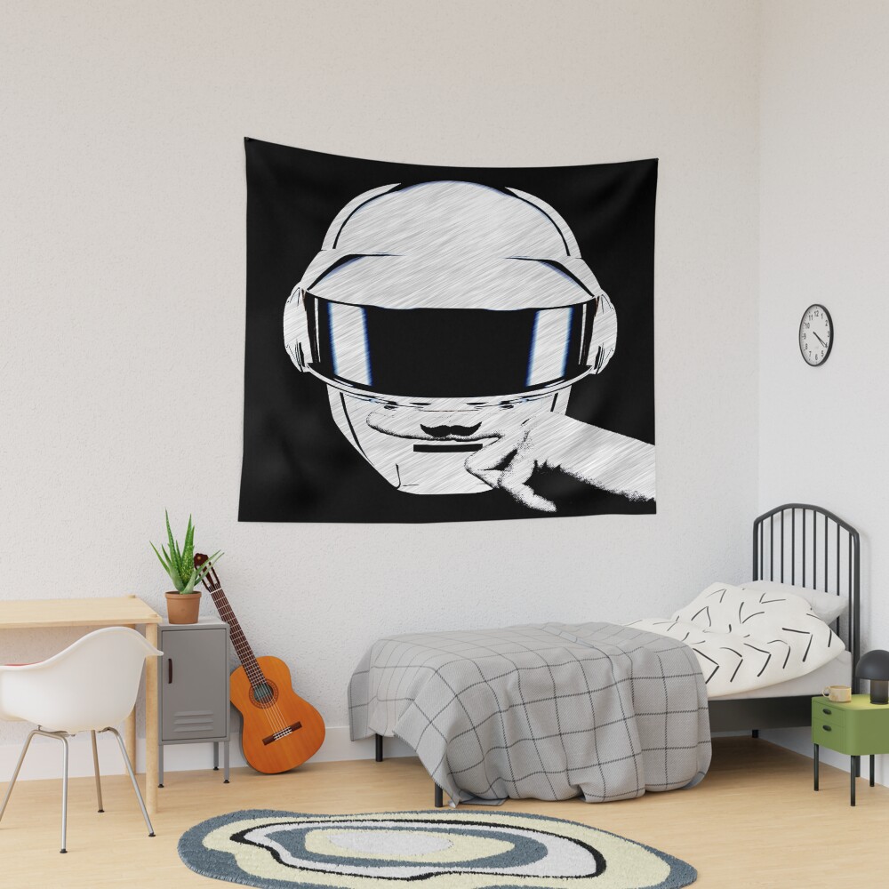 Thomas Bangalter Mustache Tapestry