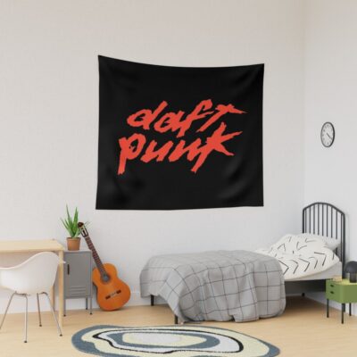 Best Sellig Daft Punk Band Logo Tapestry
