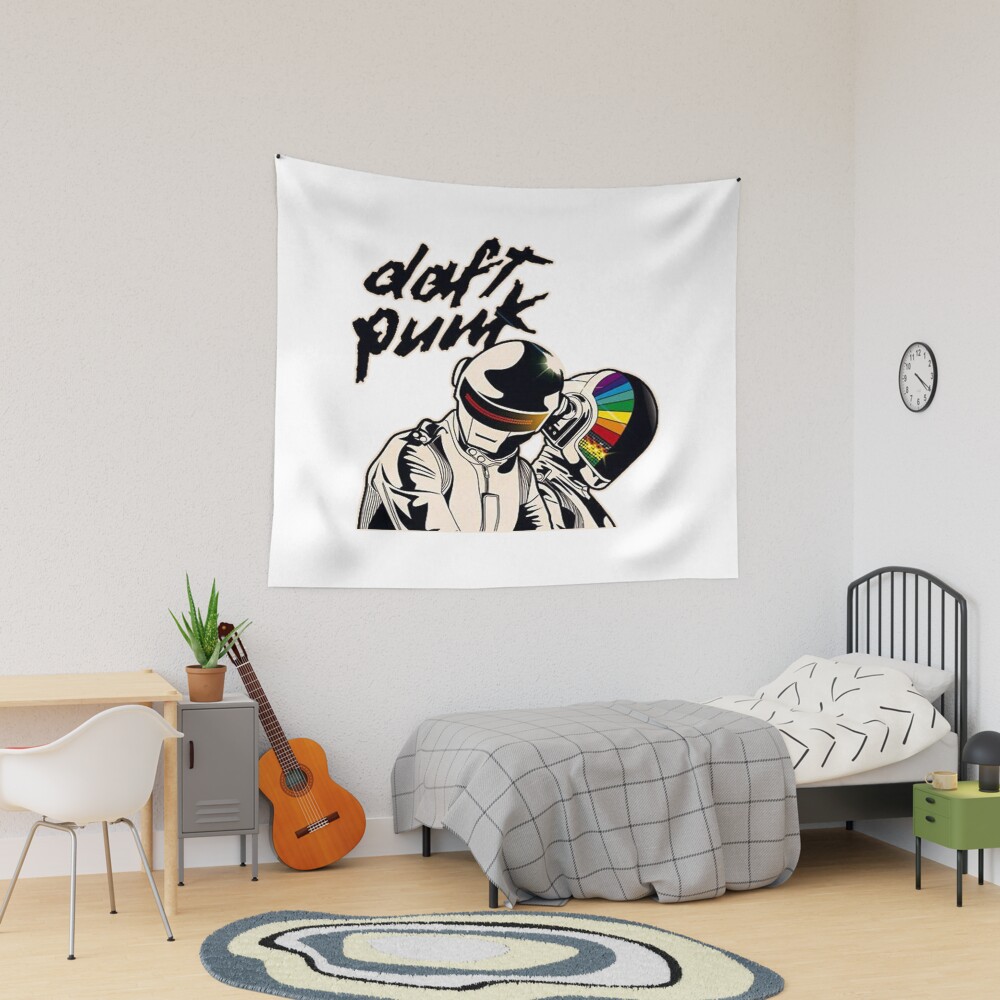 Band Daft Punk Rainbow Protector Tapestry