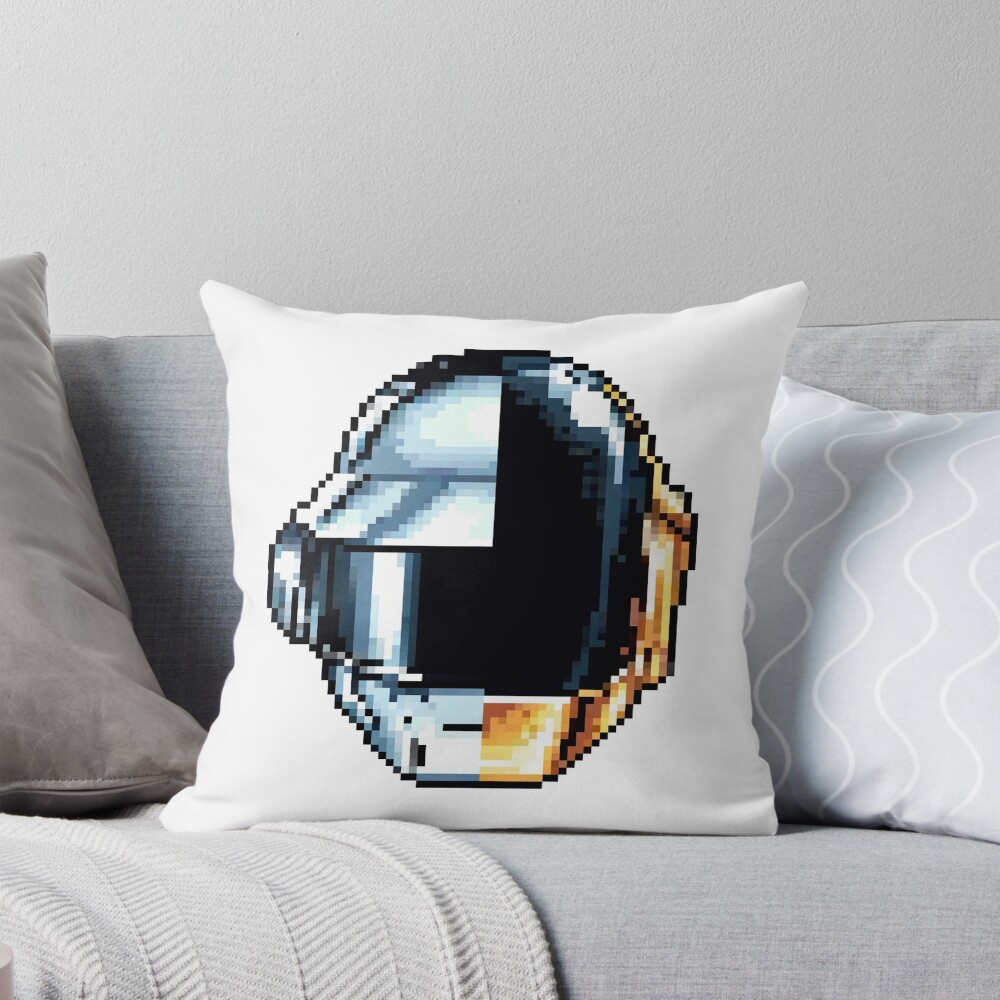 Daft Punk Electronic Music Throw Pillow