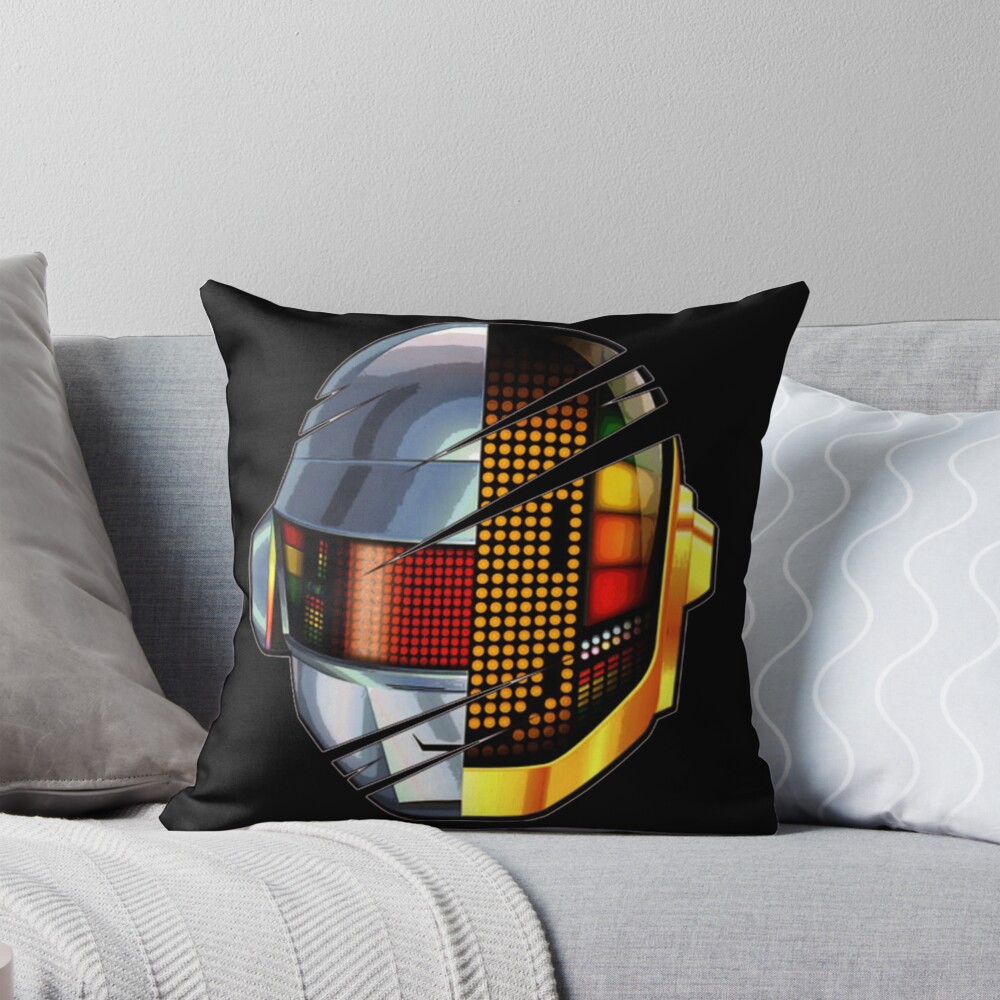 Daft Punk Band Unique Collection Throw Pillow