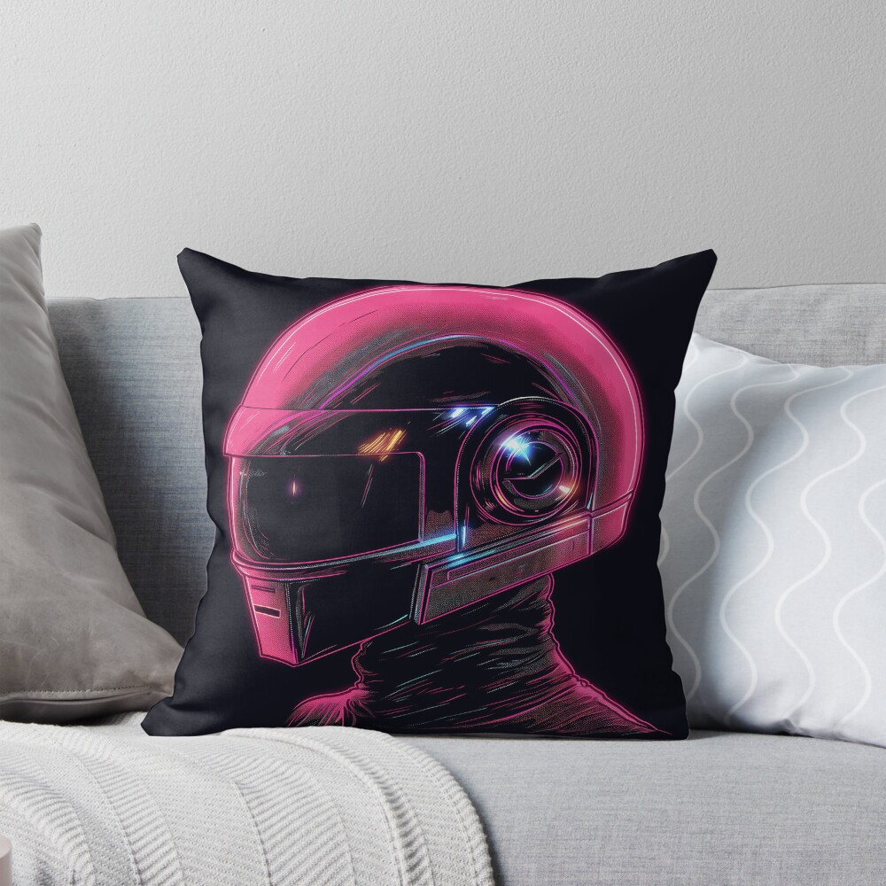 Daft Dunk Guy-manuel De Homem-christo Throw Pillow