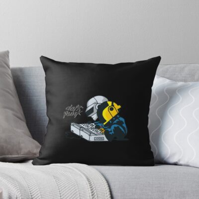 Best New Art Daft Punk Classic Collection Throw Pillow