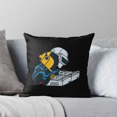 Best Selling Daft Punk Cinematic Throw Pillow